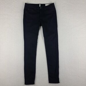 Rag Bone Jeans Womens 29 Legging Skinny Wash Black Plush Soft‎ Cotton GC